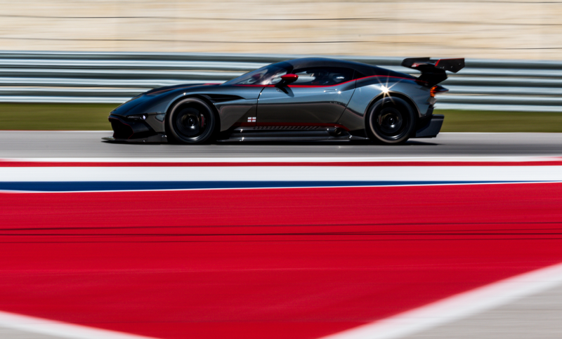Illustration for article titled Behold The Unfathomably Gorgeous Spectacle Of An Aston Martin Vulcan Track Day